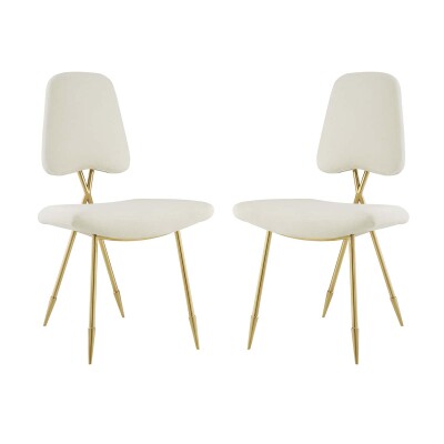 EEI-3506-IVO Ponder Dining Side Chair (Set of 2) Ivory