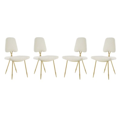 EEI-3507-IVO Ponder Dining Side Chair (Set of 4) Ivory