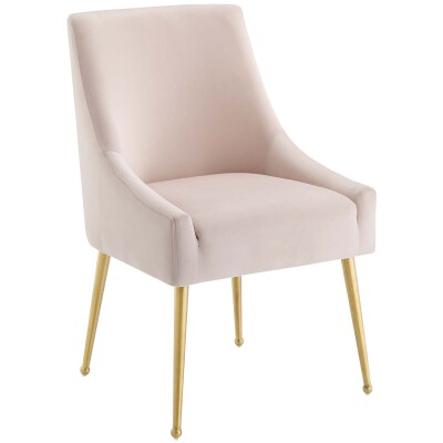 EEI-3508-PNK Discern Upholstered Performance Velvet Dining Chair Pink