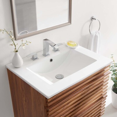 EEI-3766-WHI Cayman 24" Bathroom Sink White