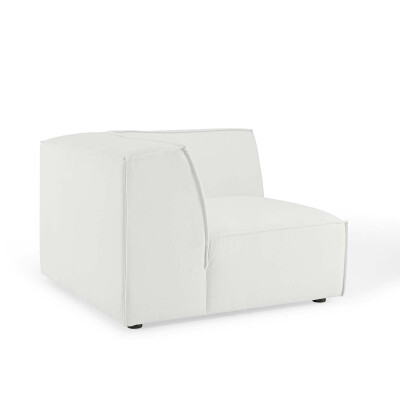 EEI-3871-WHI Restore Sectional Sofa Corner Chair in White