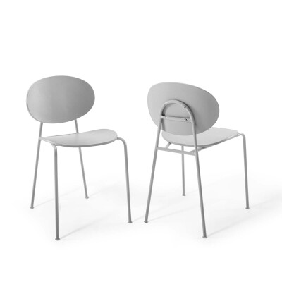 EEI-3902-GRY Palette Dining Side Chair (Set of 2) Gray