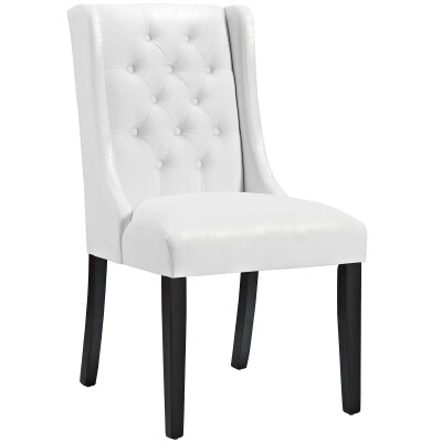 EEI-3923-WHI Baronet Vinyl Dining Chair White
