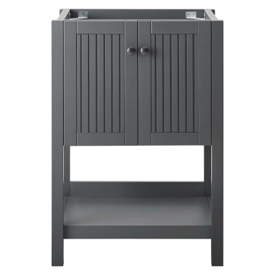 EEI-3942-GRY Steam 23" Bathroom Vanity Cabinet (Sink Basin Not Included) Gray