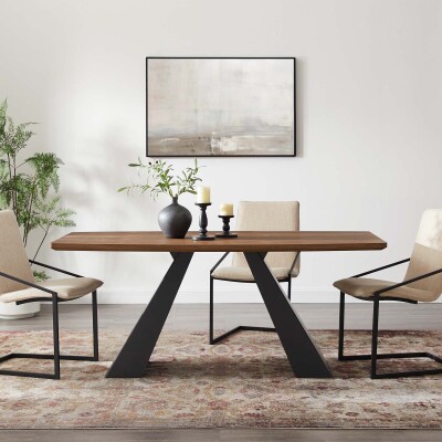 EEI-4092-WAL Elevate Dining Table in Walnut