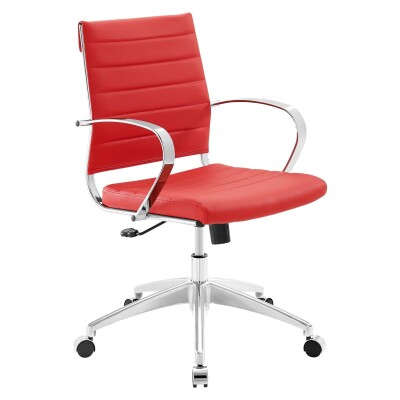 EEI-4136-RED Jive Mid Back Office Chair Red