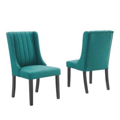 EEI-4245-TEA Renew Parsons Fabric Dining Side Chairs (Set of 2) Teal