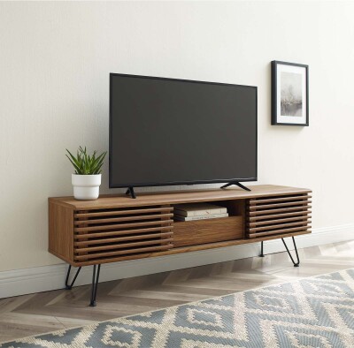 EEI-4587-WAL Render 59" Media Console TV Stand Walnut