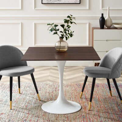 EEI-5165-WHI-CHE Lippa 36" Square Dining Table