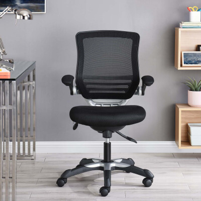Eei 594 Blk Edge Mesh Office Chair Black 1