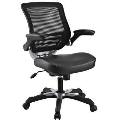 EEI-595-BLK Edge Vinyl Office Chair Black