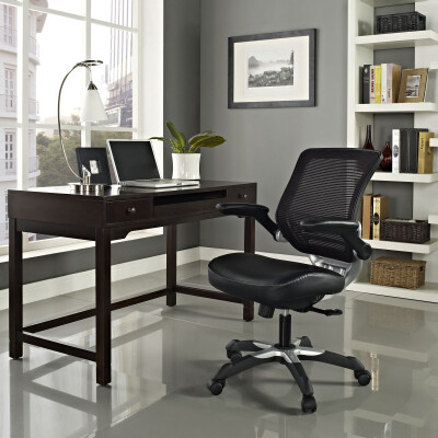 EEI-595-BLK Edge Vinyl Office Chair Black