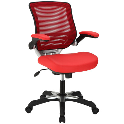 EEI-595-RED Edge Vinyl Office Chair Red