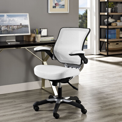 EEI-595-WHI Edge Vinyl Office Chair White