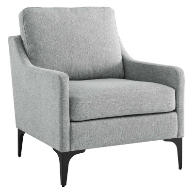 EEI-6023-LGR Corland Upholstered Fabric Armchair
