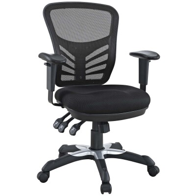 EEI-757-BLK Articulate Mesh Office Chair Black