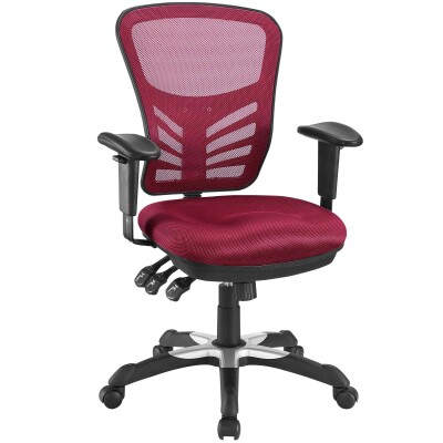 EEI-757-RED Articulate Mesh Office Chair Red
