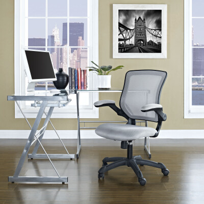 EEI-825-GRY Veer Mesh Office Chair Gray