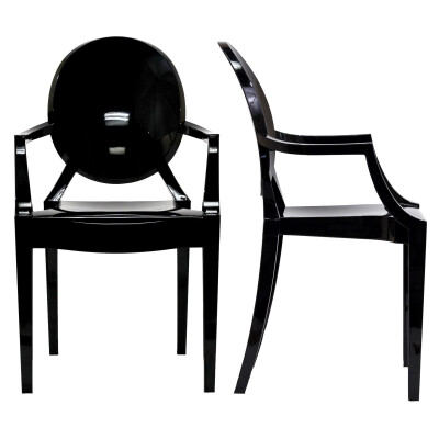 EEI-905-BLK Casper Dining Armchairs (Set of 2) Black