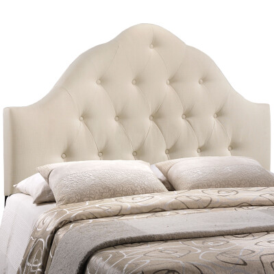 MOD-5164-IVO Sovereign Full Upholstered Fabric Headboard Ivory