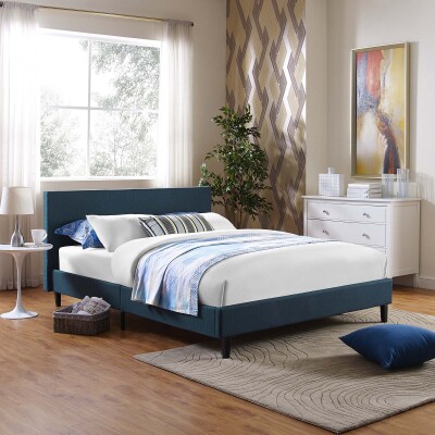 MOD-5418-AZU Anya Full Fabric Bed Azure
