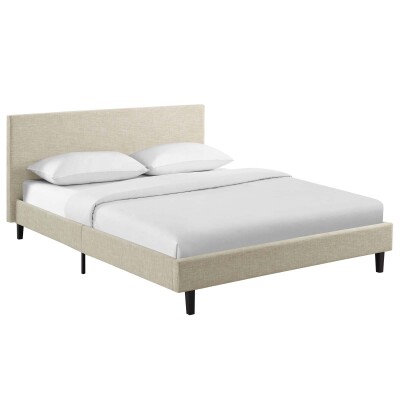 MOD-5418-BEI Anya Full Fabric Bed Beige