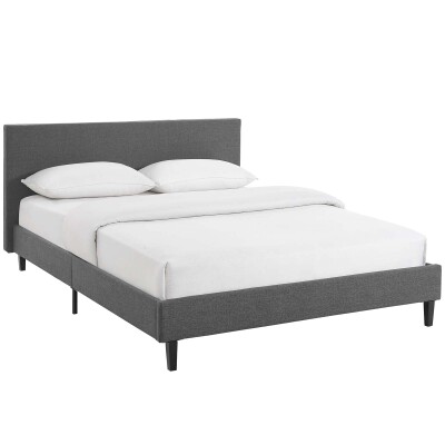 MOD-5418-GRY Anya Full Fabric Bed Gray