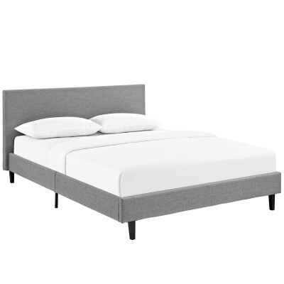 MOD-5418-LGR Anya Full Fabric Bed Light Gray