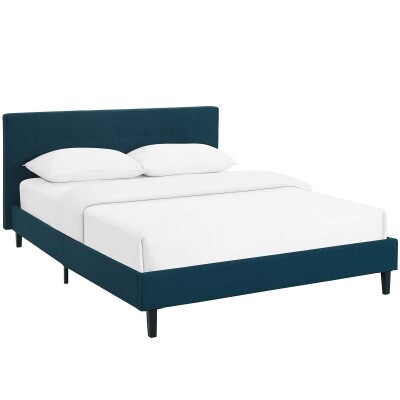 MOD-5426-AZU Linnea Queen Fabric Bed Azure