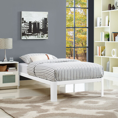 MOD-5467-WHI Corinne Twin Bed Frame White