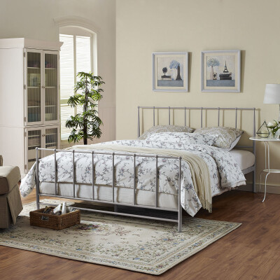 MOD-5482-GRY Estate Queen Bed Gray