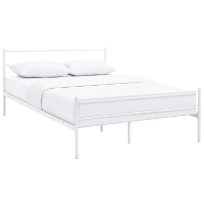 MOD-5552-WHI-SET Alina Full Platform Bed Frame White