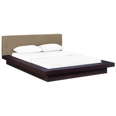 MOD-5721-CAP-LAT-SET Freja Queen Fabric Platform Bed