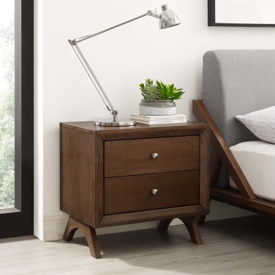 MOD-6057-WAL Providence Nightstand or End Table Walnut