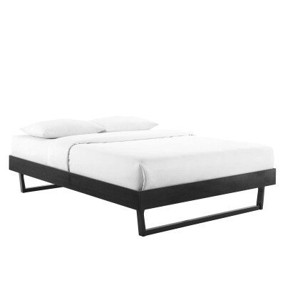 MOD-6213-BLK Billie Full Wood Platform Bed Frame Black