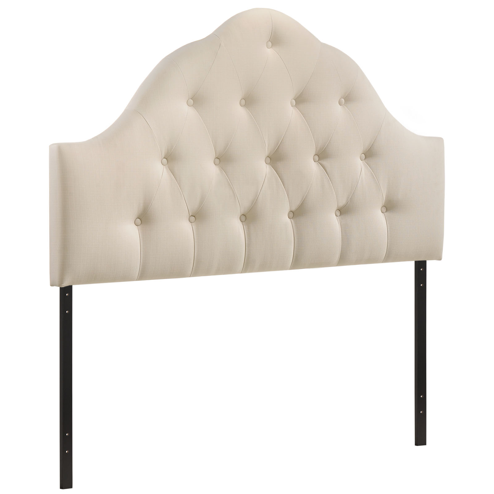 Sovereign Full Upholstered Fabric Headboard Ivory by Modway