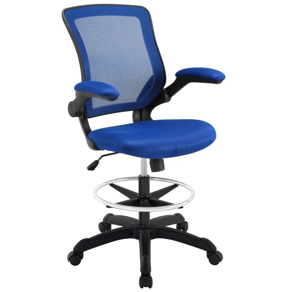 EEI-1423-BLU Veer Drafting Chair Blue