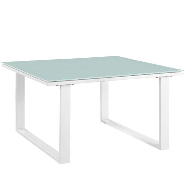 Fortuna Outdoor Patio Side Table White