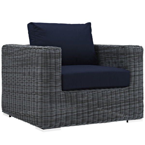 Summon Outdoor Patio Fabric Sunbrella® Armchair