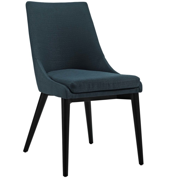 Viscount Fabric Dining Chair Azure