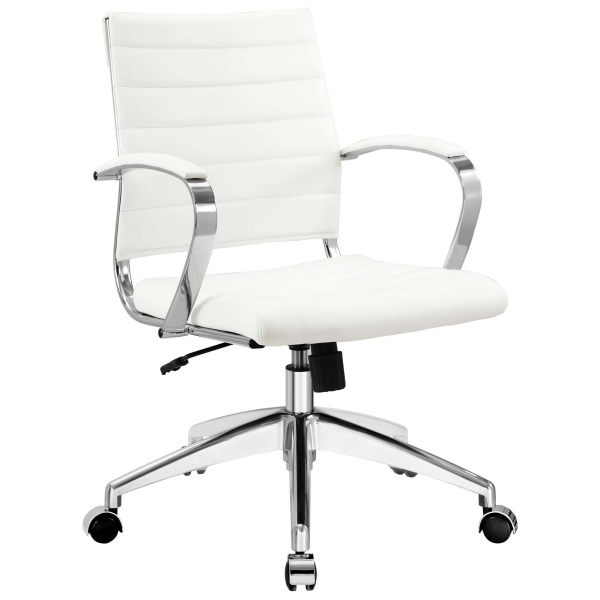 EEI-273-WHI Jive Mid Back Office Chair White