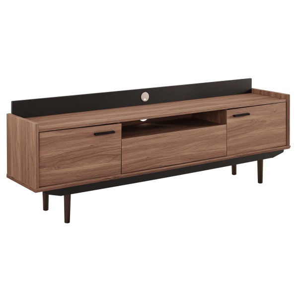 EEI-3435-WAL-BLK Visionary 71" TV Stand