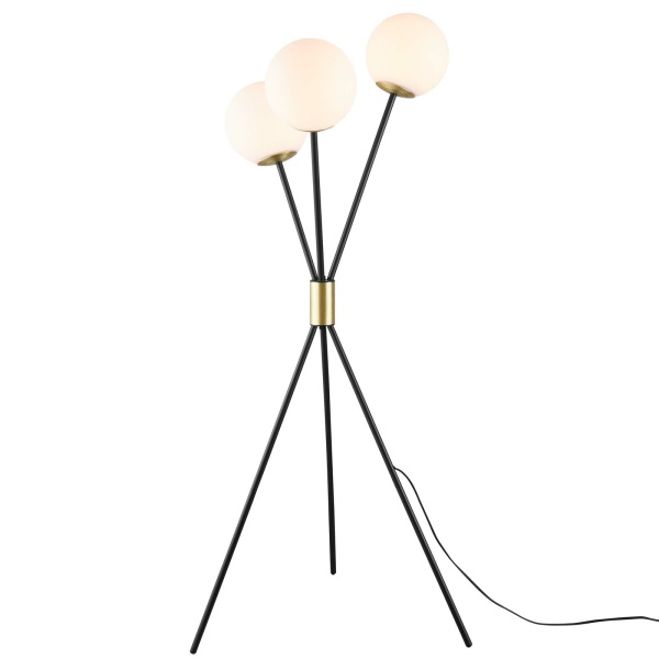 EEI-5303-BLK Vera 3-Light Floor Lamp