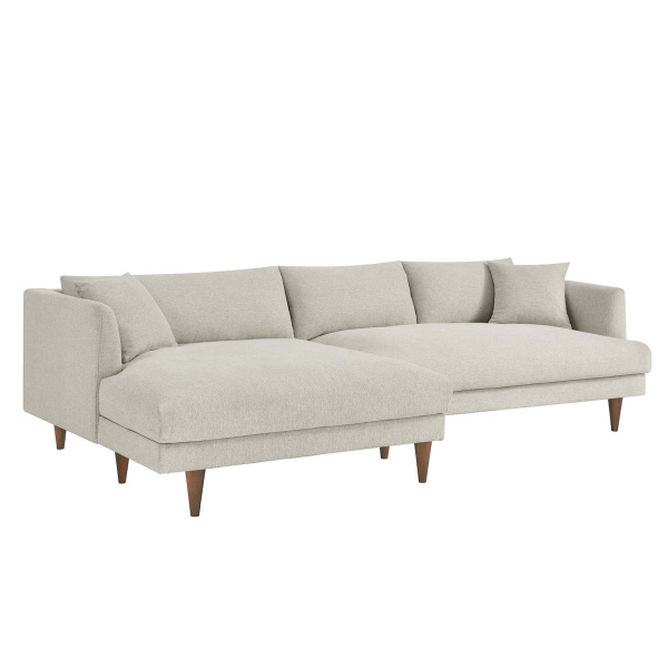 EEI-6611-HEI Zoya Left-Facing Down Filled Overstuffed Sectional Sofa