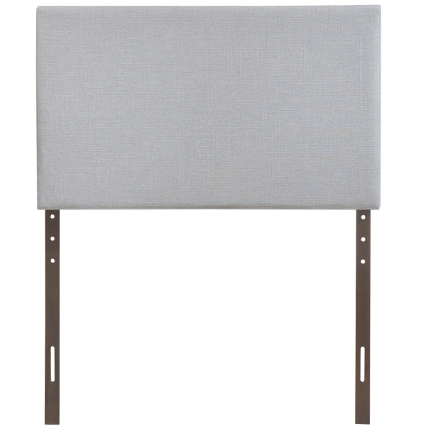 MOD-5214-GRY Region Twin Upholstered Fabric Headboard