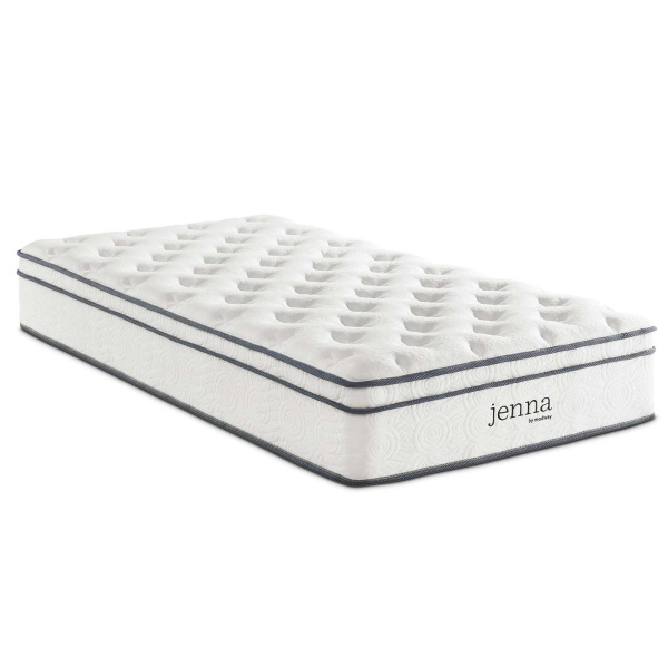 MOD-6363-WHI Jenna 10" Twin XL Innerspring Mattress White