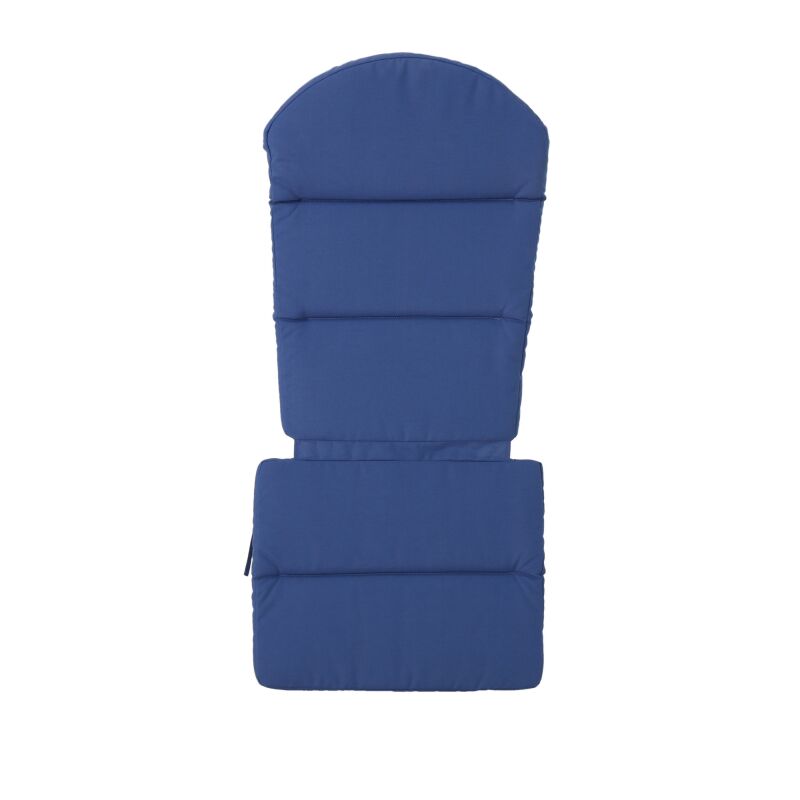 304642 Malibu Outdoor Water Resistant Adirondack Chair Cushions Set Of 4 Navy Blue 5