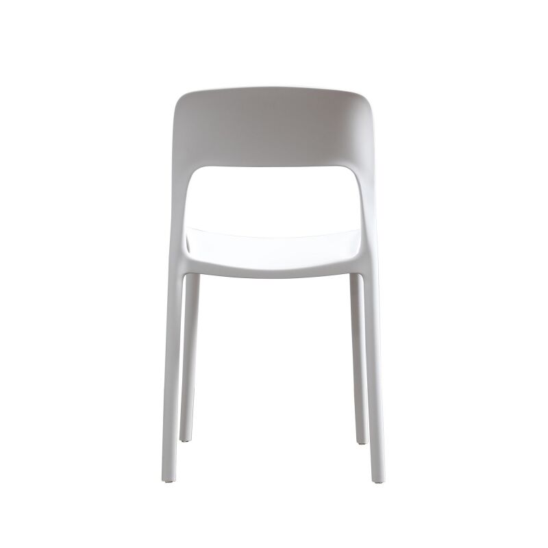 306515 Katherina Outdoor Plastic Chairs Set Of 2 White 7