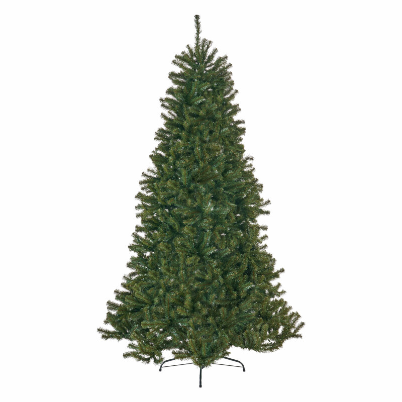 307321 7.5-foot Noble Fir Pre-Lit Clear String Light Hinged Artificial Christmas Tree