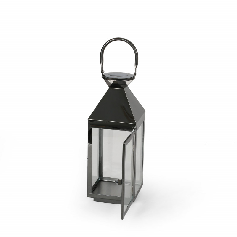310276 Kestrel 16 Modern Stainless Steel Lantern Black 4